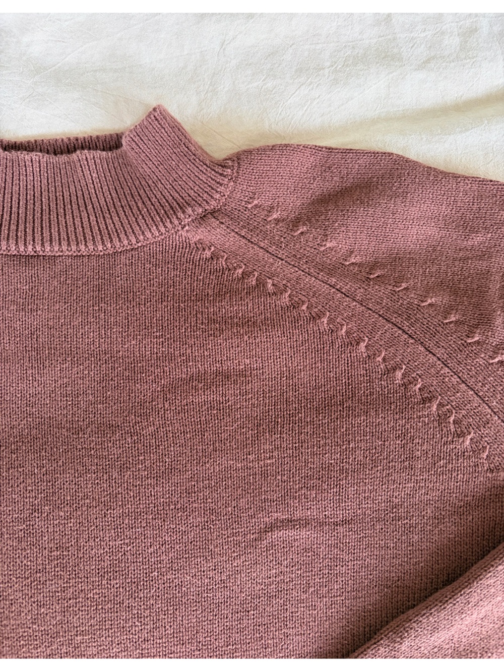 Quince Brown 100% organic cotton Classic 90s Minimalist French Girl Chic Sweater - Picture 3 of 6